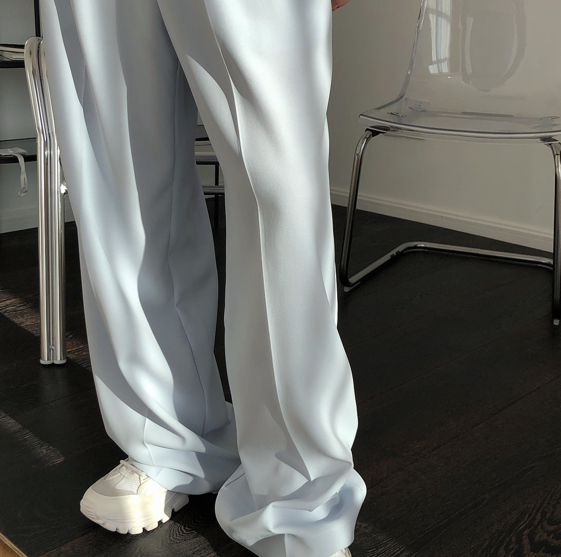 Summer new hipster handsome high waist straight trousers loose slim show high-ray boyfriend trousers trousers trousers female
