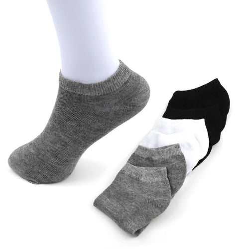10 Pairs Women  Breathable Sports socks Solid Color Boat Comfortable Cotton Ankle Socks  Wholesale