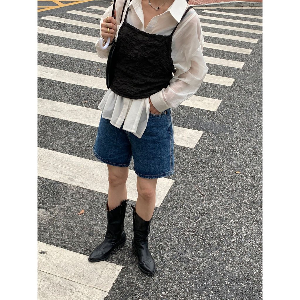 A 2021 new 13-line women's wholesale Korean version of the INS hot girl tops hate vest female