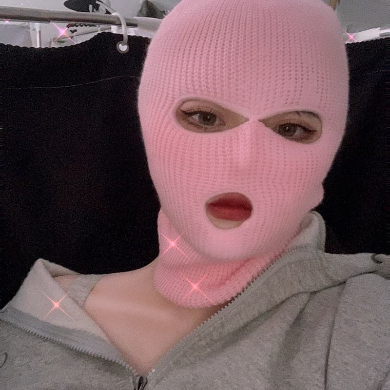 Y2K Iconic Knitted 3-Hole Ski Mask
