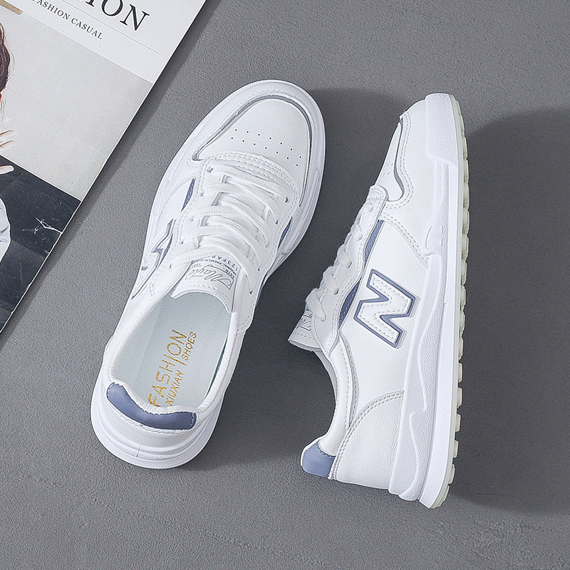 2021 autumn new sports shoes female INS student street shoot small white shoes Agan running shoes Korean version of casual shoes 2101