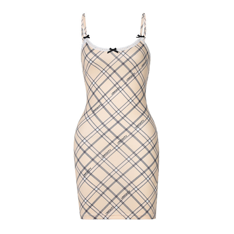 Europe and the United States 2021 spring and summer hot products women's sling print slim dress Amazon on behalf of foreign trade wholesale women