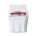 Y2K 'On My Way to Make a Mistake' Car Graphic Tank