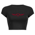 90s Vintage Heart Graphic Top