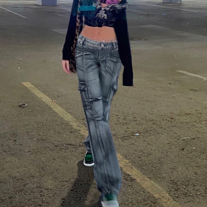 90s Vintage Denim Bleached Jeans
